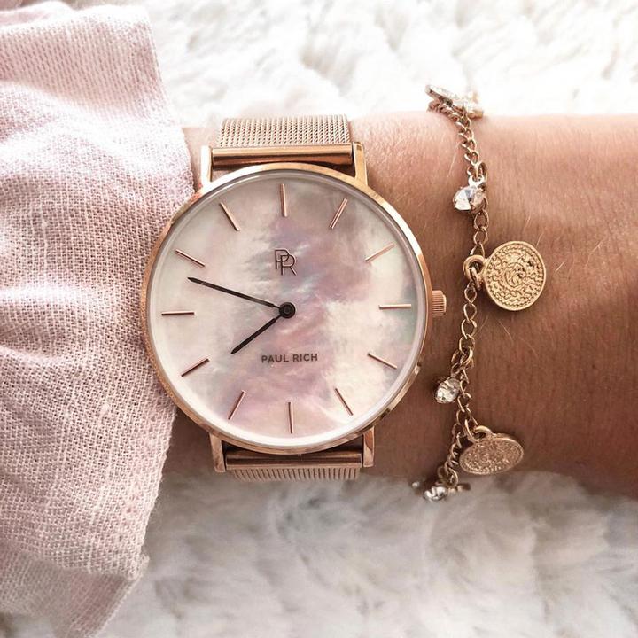 Image du produit Paul Rich Beverly Glam Rose Gold Mesh (Montre analogique, 36 mm)