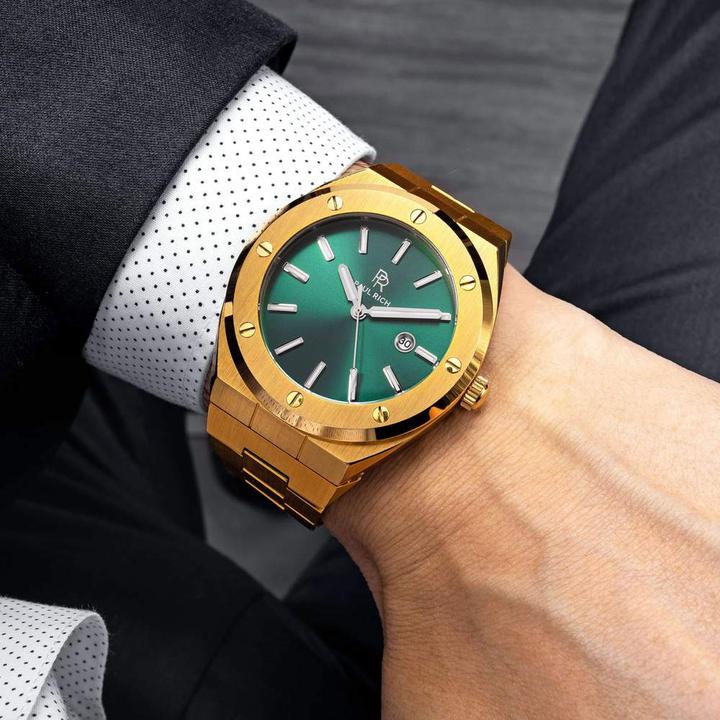 Actual product image Paul Rich Signature King's Jade (Analogue wristwatch, 45 mm)