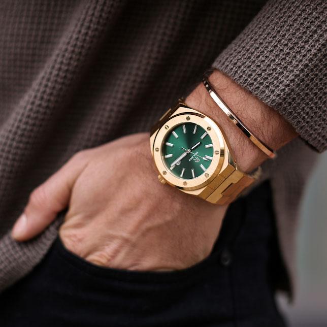 Actual product image Paul Rich Signature King's Jade (Analogue wristwatch, 45 mm)