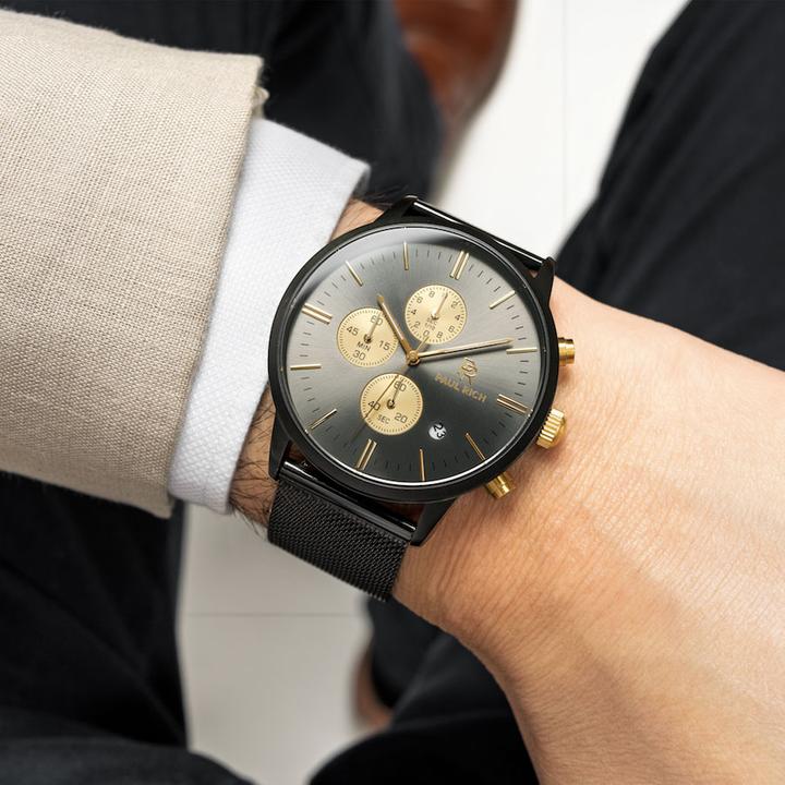 Immagine prodotto Paul Rich Cronografo a maglia Zenith (Orologio da polso analogico, 42 mm)