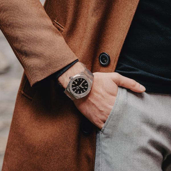 Image du produit Paul Rich Signature Carbon Black (Montre analogique, 45 mm)