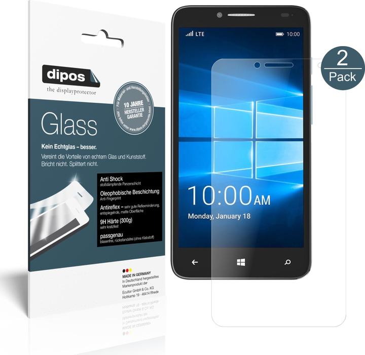 Produktbild Dipos Displayschutz Anti-Shock (2 Stück, Alcatel Idol 4 Pro)