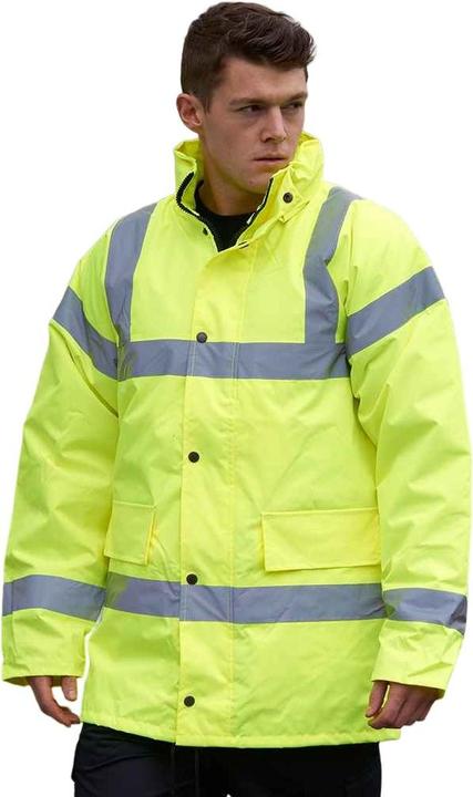 Actual product image Portwest Unisex Adult Hi-Vis Traffic Jacket (3XL)