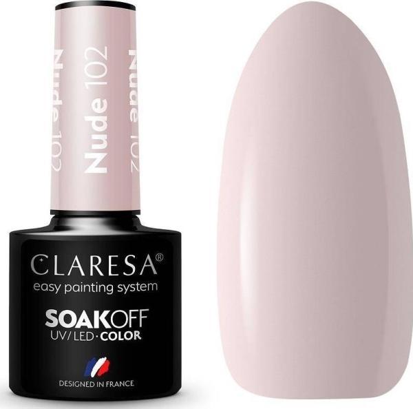 Claresa Smalto ibrido Soak Off UV/LED Nude 102 5g (5 ml)