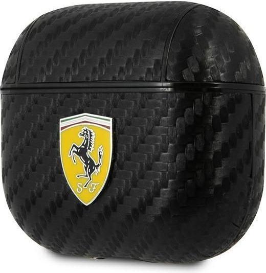 Immagine prodotto Ferrari FESA3CABK Coperchio per AirPods 3 in carbonio/nero On Track PU Carbon (Manicotto per cuffie)