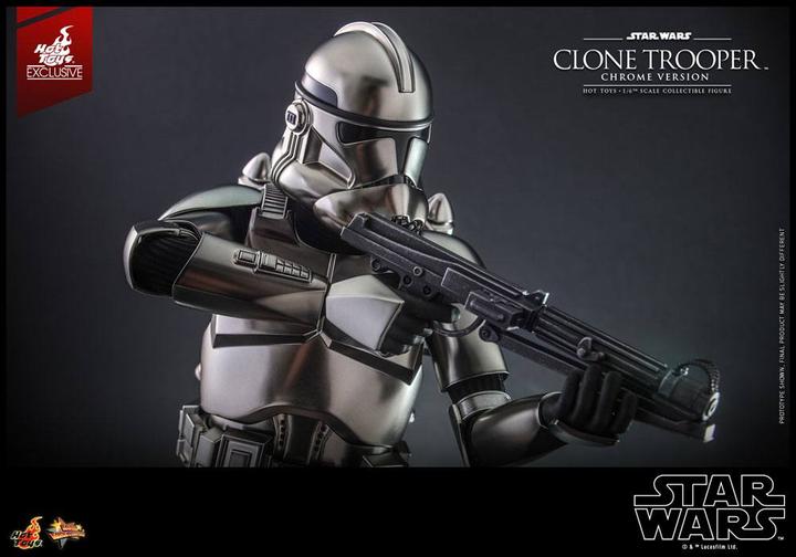 Produktbild Hot Toys Star Wars figurine 1/6 Clone Trooper (Chrome Version) 30 cm