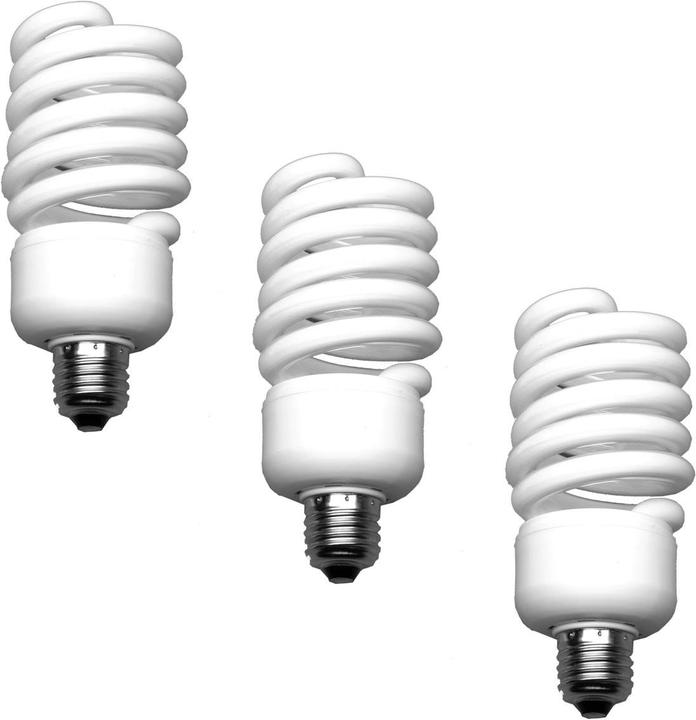 Image du produit Walimex Lampe à lumière du jour en spirale 50W, lot de 3