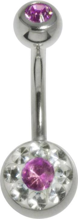 Produktbild Bijouteria Bauchpiercing (Chirurgenstahl 316L, Epoxiharz, Kristall)