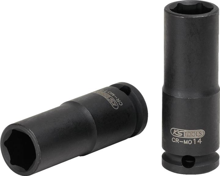 Actual product image KS Tools 3/8" power socket long (14 mm)
