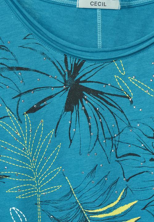 Produktbild Cecil Shirt mit Blätterprint (L)
