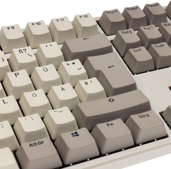 Actual product image Ducky Origin Vintage Gaming Keyboard, Cherry MX-Black (DE, Cable)