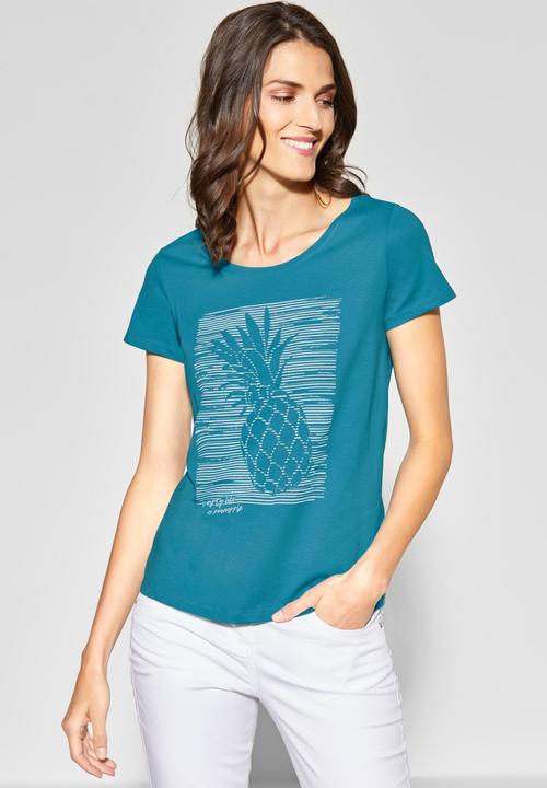 Actual product image Cecil Shirt with pineapple print (S)