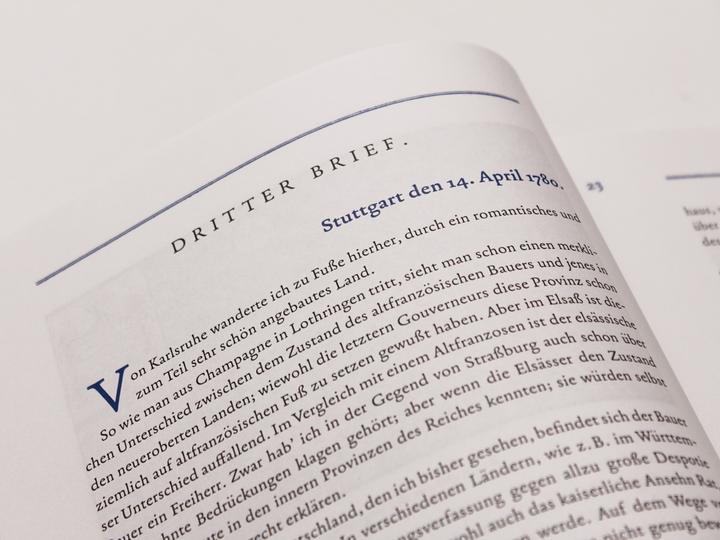Produktbild Briefe eines reisenden Franzosen (Deutsch, Johann Kaspar Riesbeck, 2013)