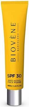 Actual product image Biovène HYALURONIC Anti-Aging Face Fluid SPF30 Sunscreen 40ml (Sun cream face, SPF 30, 40 ml, 50 g)