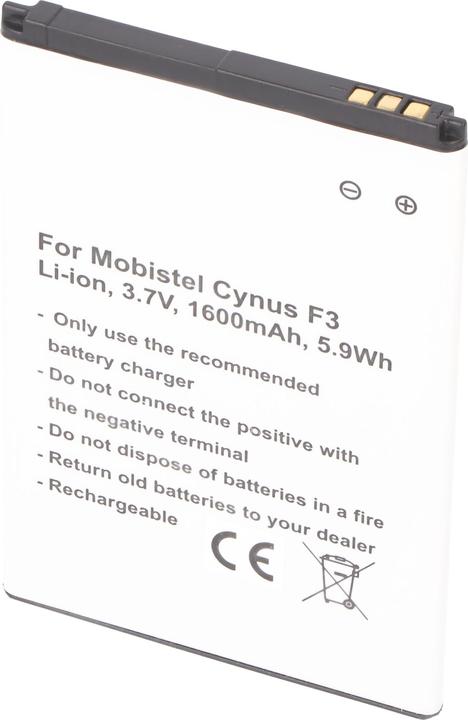 Produktbild AccuCell Akku MOBISTEL Cynus F3 Akku als Nachbau von passend für BTY26181