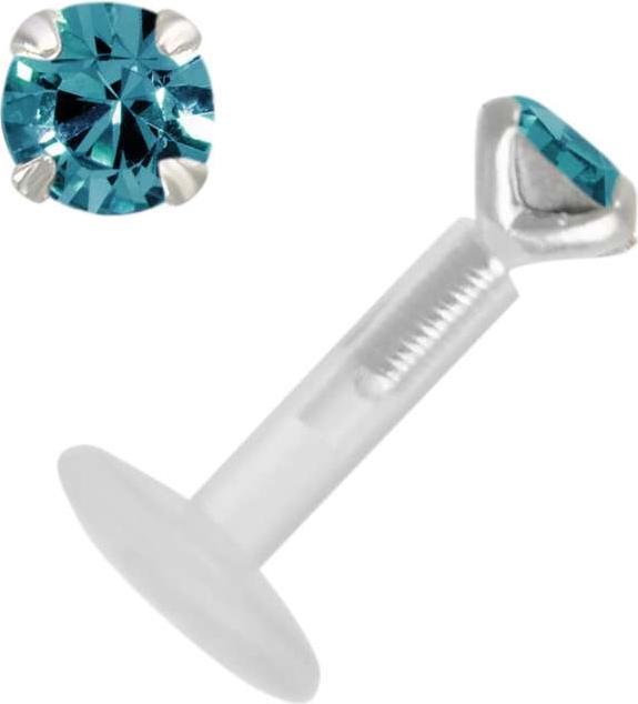 Produktbild Bijouteria Piercing (Premium Kristall, Bioplast, Silber 925)