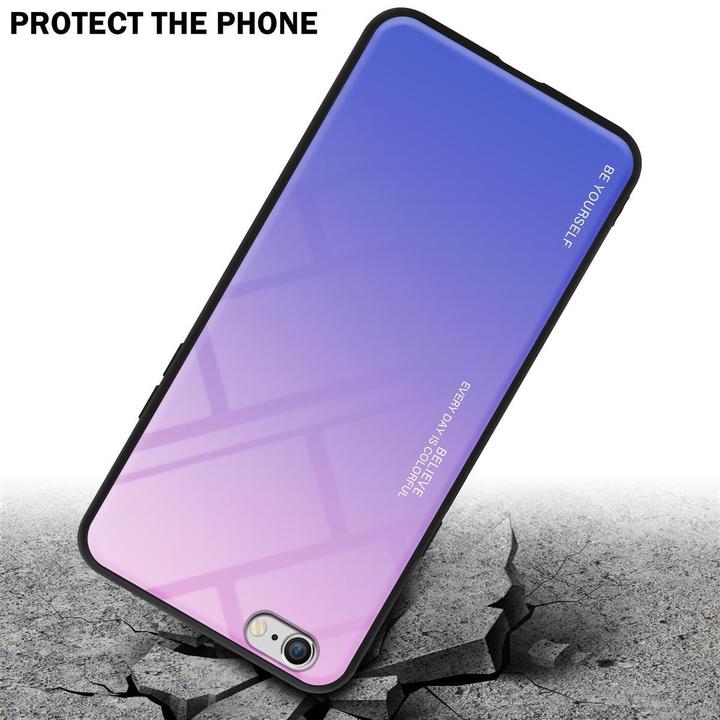 Actual product image Cadorabo TPU 2 colors glass cover (Apple iPhone 6)