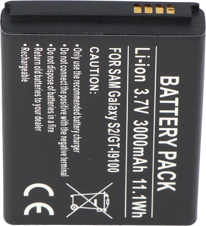 Produktbild Samsung Akku mit Zusatzdeckel für EB-F1A2GBU, Galaxy S 2, GT-I9100