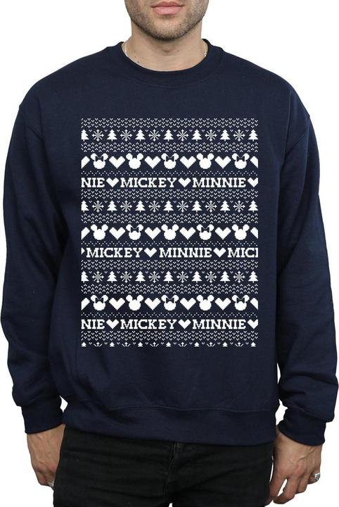 Produktbild Disney Mickey And Minnie Christmas Fair Isle Sweatshirt (M)