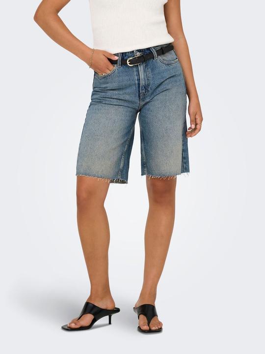 Image du produit Only ONLCARO Hohe Taille Locker geschnitten Jeans-Shorts Jeans-Shorts (S)