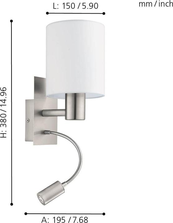 Produktbild EGLO Pasteri (380 lm, E27)