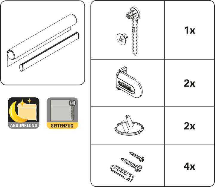 Image du produit Gardinia Store à enroulement latéral (82 x 180 cm)