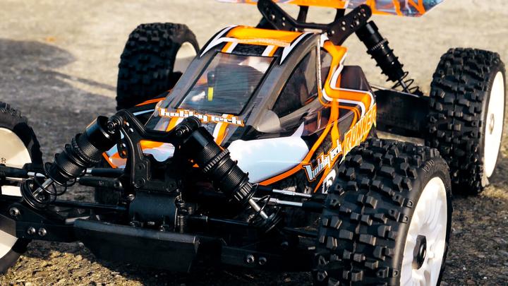 Actual product image Hobbytech Buggy BX8 Runner, Brushed, Orange, ARTR, 1:8 (ARR Almost Ready to Run)
