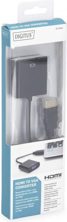 Actual product image Digitus HDMI A to VGA Converter (VGA, 4.50 cm)