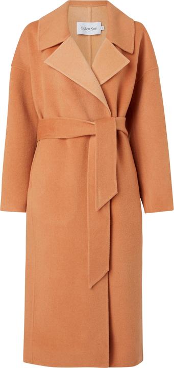 Actual product image Calvin Klein Double Faced Oversized Wrap Coat (38)