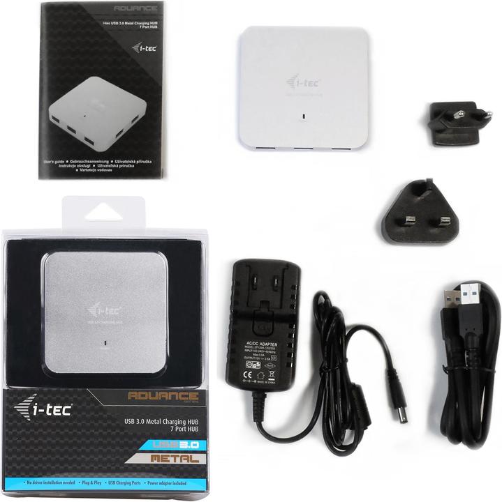 Immagine prodotto i-tec U3HUBMETAL7 (USB-A, 7 Porti)