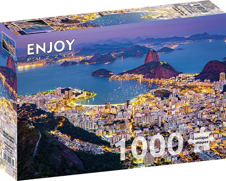 Image du produit Enjoy Puzzle ENJOY-2075 - Rio de Janeiro by Night, Brazil, puzzle de 1000 pièces (1000 pièces)