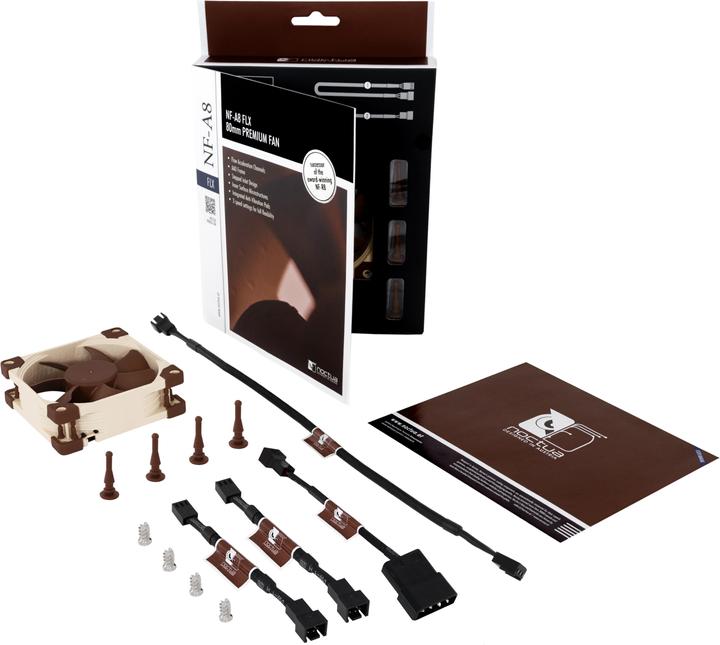 Actual product image Noctua Nf-A8 Flx (80 mm, 1 x)