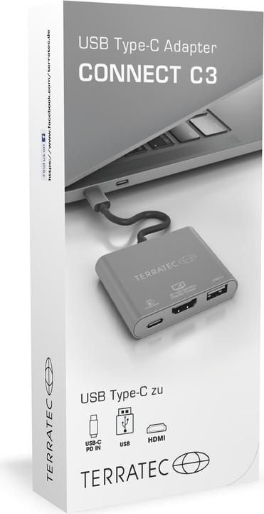 Image du produit Terratec Connecter C3 (USB-C, 3 Ports)