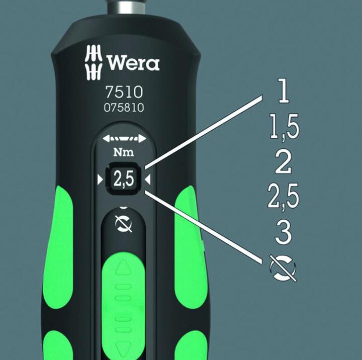 Actual product image Wera 7510/14 Safe-Torque Speed Tool set (1/4", 1 Nm, 3 Nm)