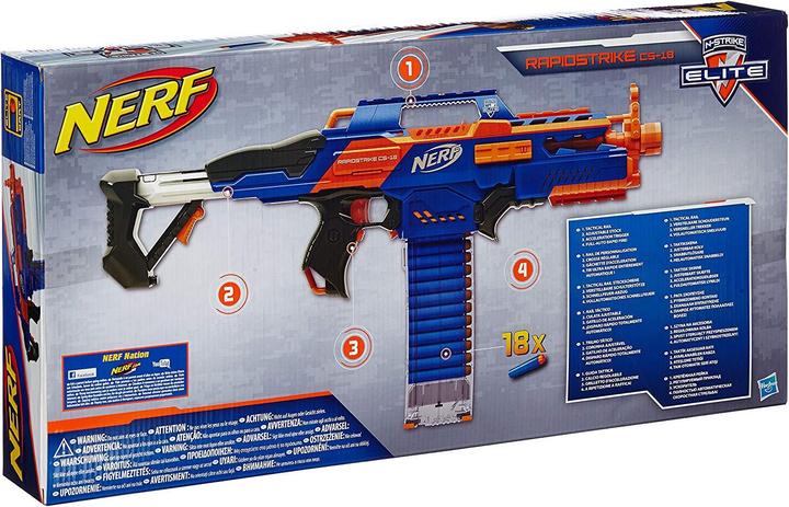 Actual product image Nerf Elite Rapidstrike
