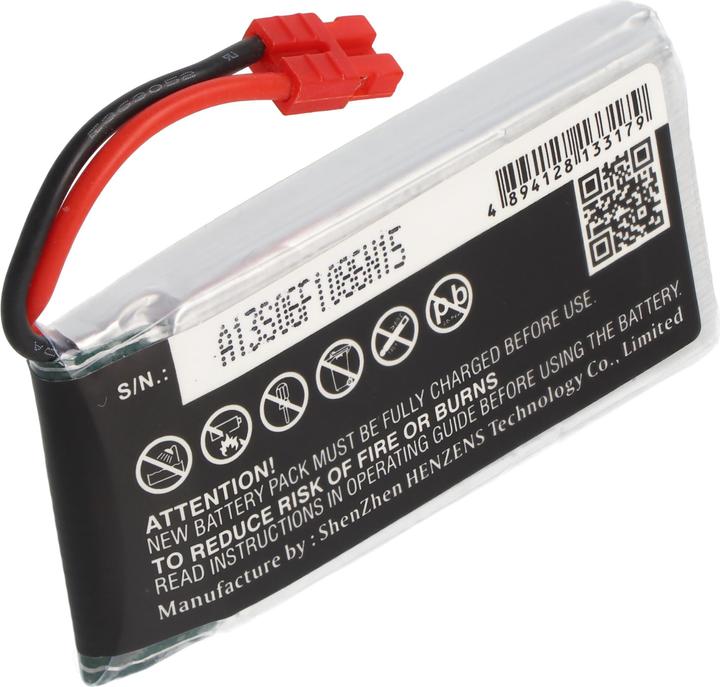 Produktbild AccuCell Li-Polymer-Akku - 1200mAh (3.7V) - für Modellbau wie Syma X5HC (3.70 V, 1200 mAh)