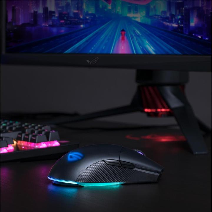 Actual product image ASUS ROG Pugio II (Cable, Wireless)