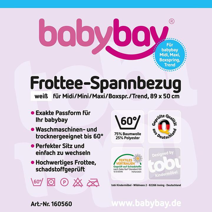 Produktbild Babybay Frottee (89 x 50 cm)