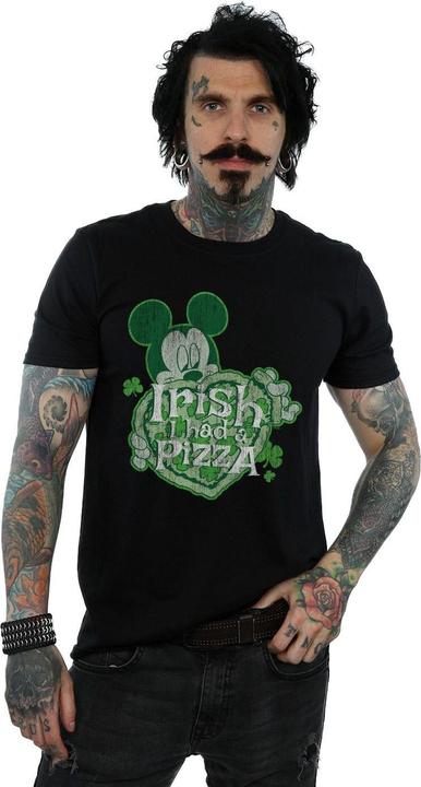 Produktbild Disney Mickey Mouse Shamrock Pizza TShirt (S)