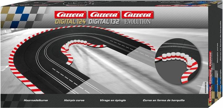 Actual product image Carrera hairpin curve