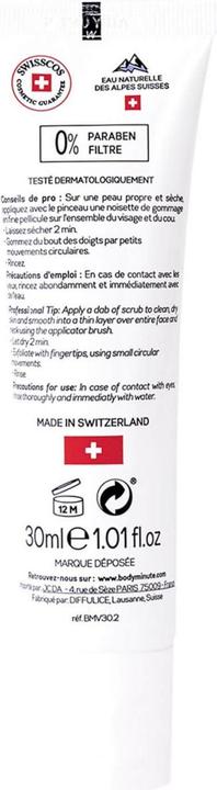 Etichetta energetica Body Minute SKIN'minute - Scrub viso PRO (Esfoliazione, 30 ml)