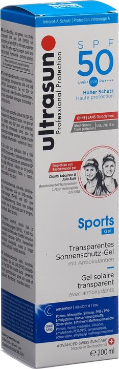 Actual product image Ultrasun Sports Gel (Suntan cream, SPF 50, 200 ml, 231 g)