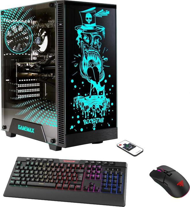 Actual product image Hyrican Rockstar 7320 (AMD Ryzen 5 5500, 32 GB, 2000 GB, GeForce RTX 4060)