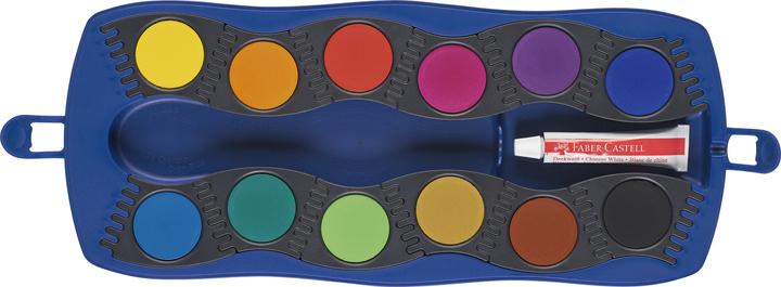 Actual product image Faber-Castell Gouache Connector (Cyan blue, 12 ml)