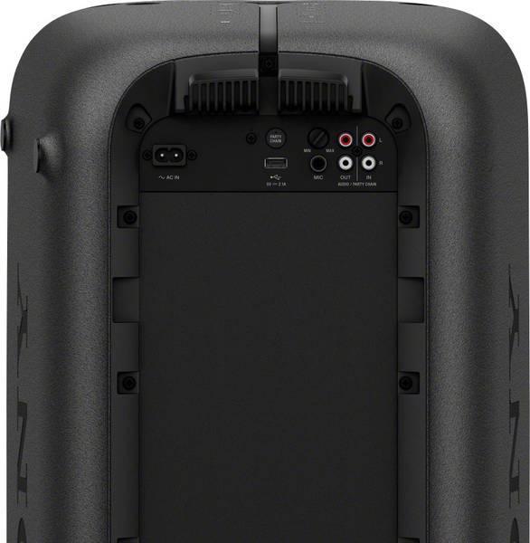 Actual product image Sony GTK-XB72 (Electrical connection)