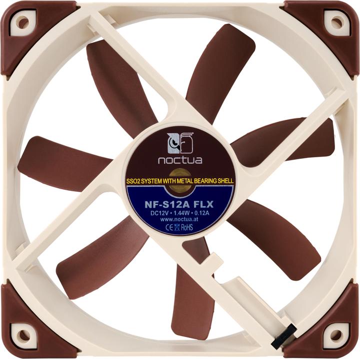 Actual product image Noctua Nf-S12a Flx (120 mm, 1 x)