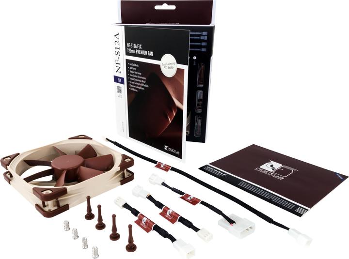 Actual product image Noctua Nf-S12a Flx (120 mm, 1 x)