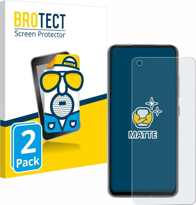 Actual product image BROTECT Anti-glare screen protector matt (2 Piece, Asus Zenfone 8)