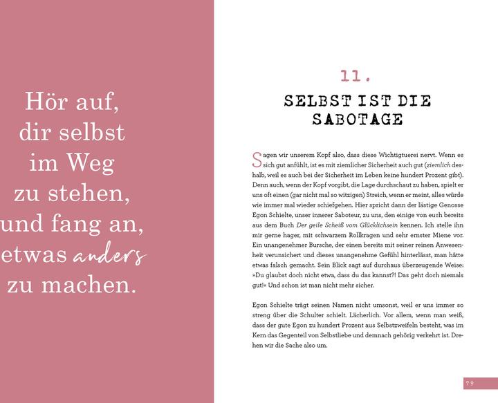 Produktbild Der geile Scheiss vom Glücklichsein – Mein Buch. Mein Leben (Deutsch, Andrea Weidlich, 2020)