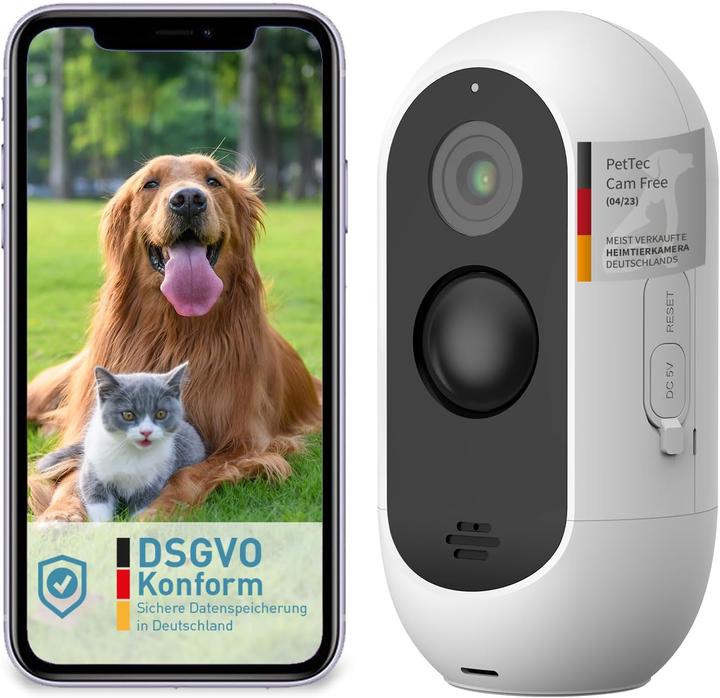 PetTec Outdoor Haustierkamera mit 2-Wege-Audio